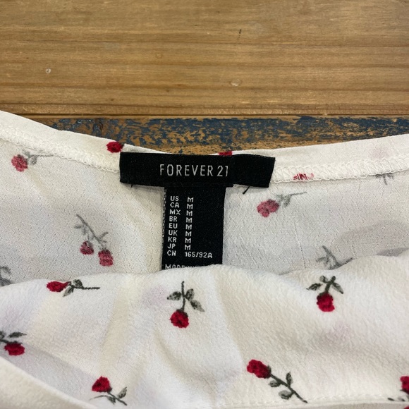 WHITE ROSES MEDIUM SUMMER DRESS - Picture 3 of 3